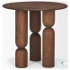 Sonel Medium Dark Brown Acacia Wood Foyer Table