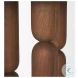 Sonel Medium Dark Brown Acacia Wood Foyer Table