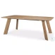 Welborn Light Brown Wood Rectangular 84" Dining Table
