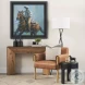 Tabor Black Oak And Natural Wood Console Table