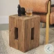 Waylen Natural Wood Block Accent Stool