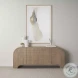 Sorina Light Brown Wood Reverse Fluted Sideboard