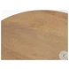 Shima Light Brown Wood Oval Coffee Table