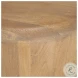Shima Light Brown Wood Oval Coffee Table