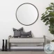 Charlotte Gray Herringbone Fabric Bench