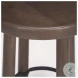Weldon Dark Brown And Black Metal Counter Height Stool