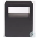 Vondra Matte Black Metal Open Shelves Side Table