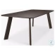 Welborn Dark Brown Wood Rectangular 84" Dining Table