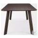 Welborn Dark Brown Wood Rectangular 72" Dining Table