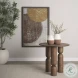 Sonel Medium Dark Brown Acacia Wood Foyer Table