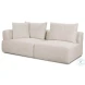 Warner Oatmeal Performance Fabric Modular Sectional