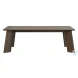 Jonan Dark Brown Wood Rectangular Dining Table