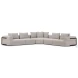 Warner Gray 5 Piece Sectional