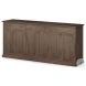 Braxton Dark Brown Solid Wood 6 Door Sideboard