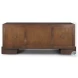 Jonan Dark Brown Wood 3 Drawer Sideboard