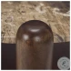 Jovia Cappuccino Marble And Brown Mango Wood Round Coffee Table