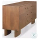 Jonan Medium Brown Wood 3 Drawer Sideboard