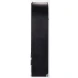 Gehry Dark Brown Metal Glass Door Display Cabinet