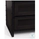 Gehry Dark Brown Metal Glass Door Display Cabinet