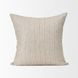 Jaxon Beige and Black Decorative Square Pillow Cover