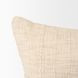 Jacory Cream Decorative Lumbar Pillow Cover