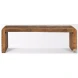 Estelle Rustic Brown Reclaimed Wood Bench