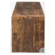 Estelle Rustic Brown Reclaimed Wood Bench