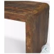 Estelle Rustic Brown Reclaimed Wood Bench