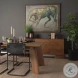 Jonan Brown Solid Mango Wood Rectangular Dining Table