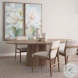Tahoe Cream Boucle And Light Brown Wood Dining Chair