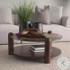 Jovia Cappuccino Marble And Brown Mango Wood Round Occasional Table Set