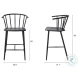 Colin Black Metal Counter Height Stool