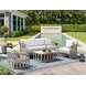 Alexa Outdoor Seating White 79" Outdoor Sofa