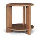 Hisako Brown Round Side Table
