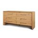 Belford Light Brown 6 Drawer Dresser