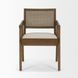Reid Cream Upholstered Dining Armchair