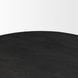 Sonel Matte Black Round Foyer Table