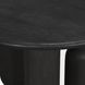 Sonel Matte Black Round Foyer Table