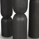 Sonel Matte Black Round Foyer Table