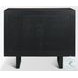 Grier Matte Black Accent Cabinet