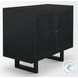 Grier Matte Black Accent Cabinet