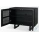 Grier Matte Black Accent Cabinet