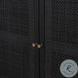Grier Matte Black Accent Cabinet
