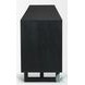 Grier Matte Black Cane Sideboard