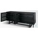 Grier Matte Black Cane Sideboard