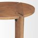 Hisako Brown Round Side Table