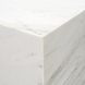 Matteo White and Gray Marble Top Square Side Table