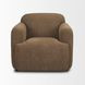Saga Brown Upholstered Club Chair