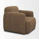 Saga Brown Upholstered Club Chair