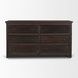 Rhett Medium Brown 6 Drawer Cabinet